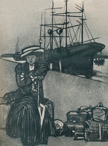 La viajera, c1920, 1923