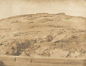 Antigua Necrópolis de Lycopolis, en Syout, 1849-50 de Maxime Du Camp