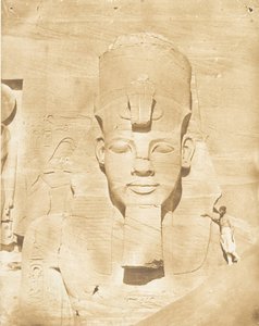 Coloso medial del Spéos de Phré, en Abousembil, 29 de marzo de 1850