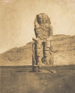 Coloso monolítico de Amenofis III, en Tebas de Maxime Du Camp