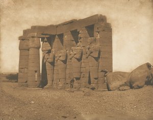 Colosos del Ramesseum, 1850 de Maxime Du Camp