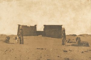 Dromos del Templo de Sebona, 3 de abril de 1850 de Maxime Du Camp
