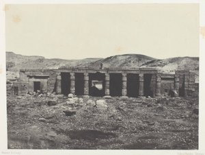 Gournah, Palacio de Menephta I; Tebas de Maxime Du Camp