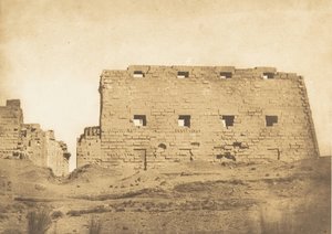 Gran pilón del Palacio de Karnak, Tebas de Maxime Du Camp