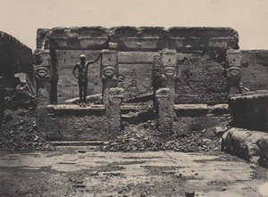 Gran Templo de Dendérah (Teutyres), Alto Egipto de Maxime Du Camp