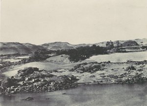 Alta Egipto. Entrada de la primera catarata de Maxime Du Camp