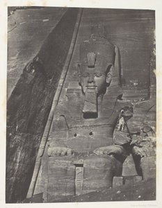 Ibsamboul, Colosse Oriental Du Grand Spéos De Phrè; Nubie, lámina 103 del álbum "Egypte, Nubie, Palestine et Syrie" (1852).