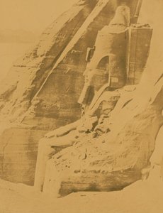 Ibsamboul; El coloso oriental visto de perfil de Maxime Du Camp
