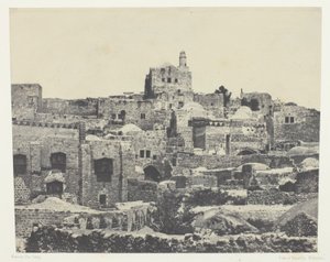 Jerusalén, barrio occidental; Palestina de Maxime Du Camp