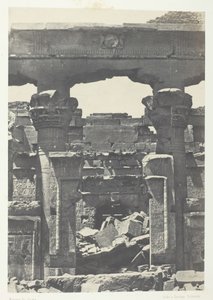 Kalabscheh, Puerta del Pronaos, Nubia de Maxime Du Camp