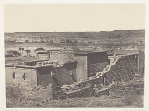 Kalabscheh, Vista General del Templo de Kalabscheh (Talmis); Nubia de Maxime Du Camp