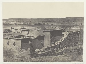 Kalabscheh, Vista General del Templo de Kalabscheh (Talmis); Nubia de Maxime Du Camp