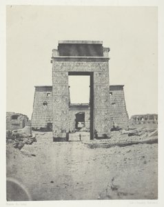Karnak, Propileo del Templo de Khons; Tebas de Maxime Du Camp