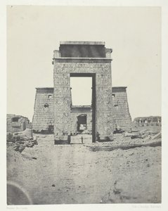 Karnak, Propileo del Templo de Khons, Tebas de Maxime Du Camp