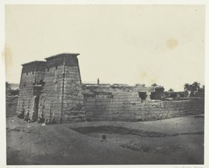 Karnak, Templo de Khons; Tebas de Maxime Du Camp