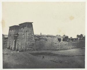 Karnak, Templo de Khons, Tebas de Maxime Du Camp