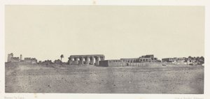 Louqsor, Vista General de las Ruinas; Tebas de Maxime Du Camp