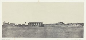 Louqsor, Vista General de las Ruinas; Tebas de Maxime Du Camp