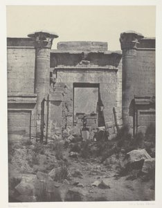 Médinet-Habou, Propileos del Thoutmoseum; Tebas de Maxime Du Camp