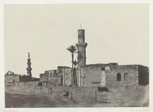 Mezquita cerca de Bab-el-Saïda, El Cairo de Maxime Du Camp