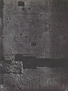 Nubia. Gran Templo de Isis en Filé. Muro occidental de Maxime Du Camp