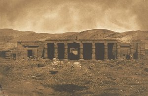 Palacio de Gournah Menephtéun en Tebas, 1849-50 de Maxime Du Camp