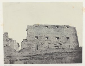 Palacio de Karnak, Grandes pilones del suroeste; Tebas de Maxime Du Camp