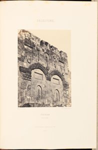Palestina. Jerusalén. Puerta de Oro de Maxime Du Camp