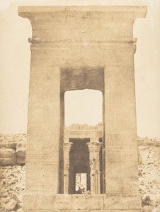 Propylon del Templo de Dandour Trópico de Cáncer de Maxime Du Camp