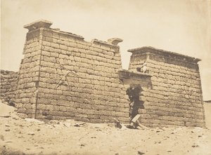 Pilones del Templo de Sebona, 3 de abril de 1850 de Maxime Du Camp