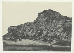 Segunda Catarata, Dgebel-Aboucir, Nubia, 1849-51, impreso en 1852