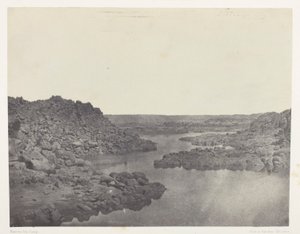 Salida de la Primera Catarata, Alto Egipto de Maxime Du Camp