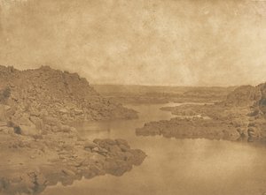 Sortie de la première Cataracte côté S.E., 1849-50 de Maxime Du Camp