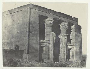 Templo de Dakkeh, Naos, Nubia de Maxime Du Camp
