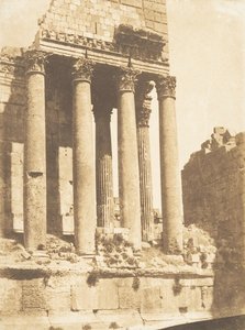 Templo de Júpiter, en Baalbek Heliopolis, 15 de septiembre de 1850