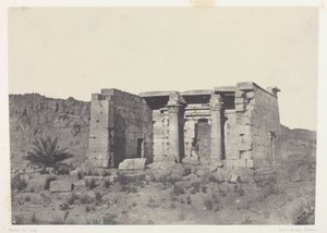 Templo de Tafeh (Antigua Taphis), Nubia de Maxime Du Camp