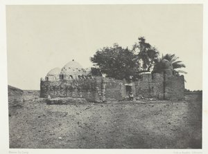 Tombeau de Cidi-Abdellah-el-Marabout, Alto Egipto, 1849-51, impreso en 1852 de Maxime Du Camp