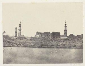 Vista general, Girgeh, Alto Egipto de Maxime Du Camp