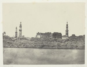 Vista general, Girgeh, Alto Egipto de Maxime Du Camp