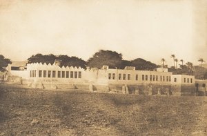 Vista del Diván y del Palacio del Gobernador, en Syout, 1849-50