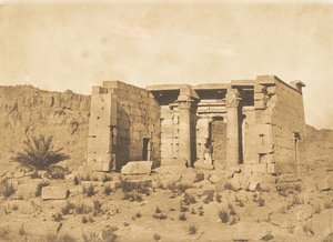 Vista del templo de Tafah Taphis, 9 de abril de 1850