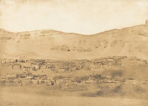 Vista del Pueblo de Garara, 1850 de Maxime Du Camp