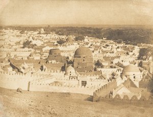 Vista general del Cementerio de Siout, 1849-50 de Maxime Du Camp