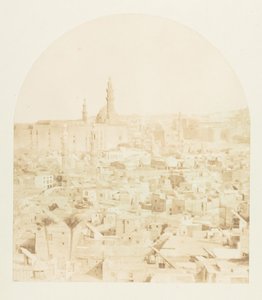 Vista general de El Cairo, tomada desde la Mezquita Tegloun de Maxime Du Camp