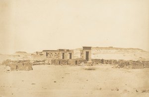 Vista general del Templo y del Pueblo de Déboude Parembole de Maxime Du Camp