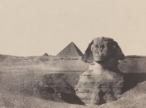 Egipto Medio, El Esfinge de Maxime Du Camp