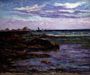 Costa de Bretaña, c.1910 de Maxime Emile Louis Maufra