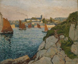 Douarnenez bajo el sol, 1897 de Maxime Emile Louis Maufra