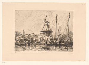 Vista de Haarlem À Haarlem (Holanda) (título sobre objeto)