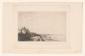 Vista de Villers Villers (Calvados) (título sobre objeto) de Maxime François Antoine Lalanne
